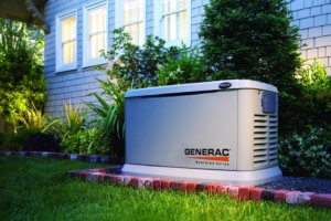 generac home generator outside